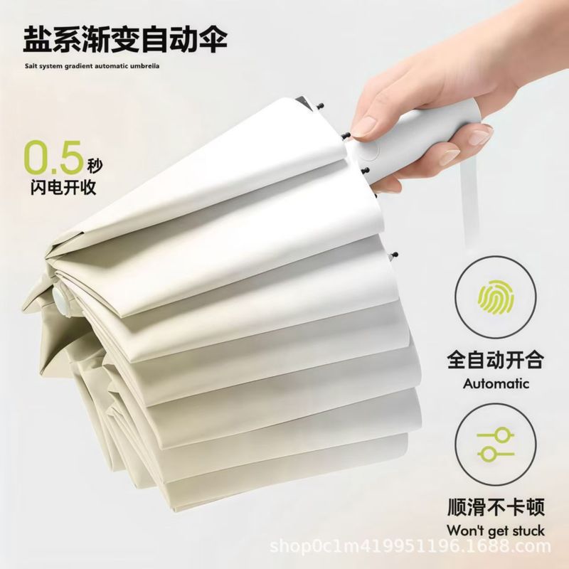 雨伞大号全自动折叠24骨防晒抗风晴雨两用女批发遮阳伞加大加宽|undefined
