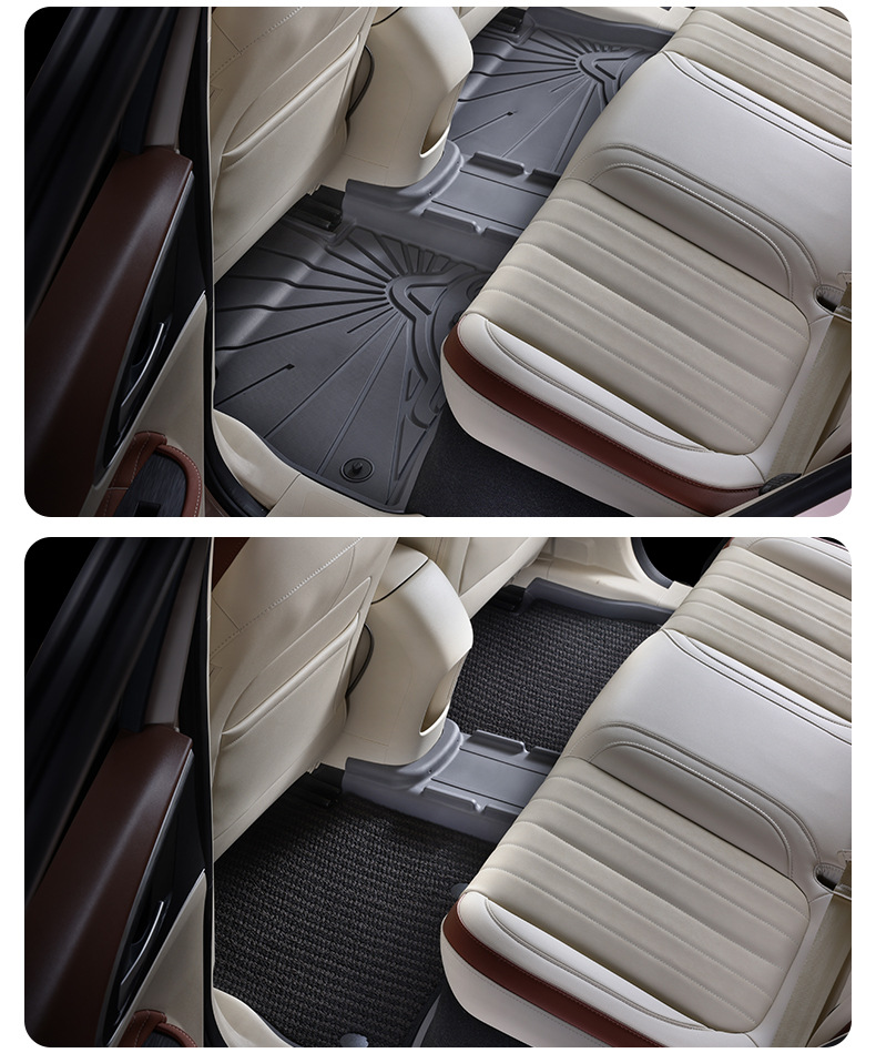 Suitable for All Tpe Ora Good Cat Lightning Cat Floor Mats, High-Edge Anti-Odor Injection Molded Car Floor Mats, Anti-Slip Trunk Mat