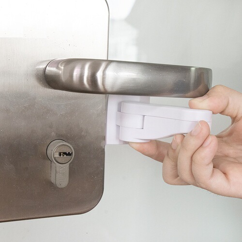 Cross-border best-selling child safety door handle lock Door lever lock Anti-door opening baby safety lock