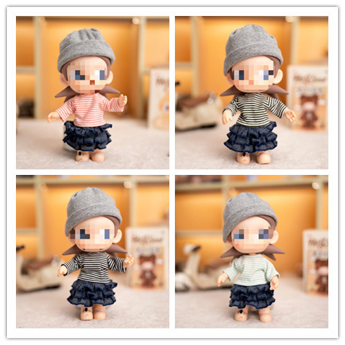 可动玩偶人偶娃衣春秋蛋糕裙套装关节娃娃嘎g子z姐衣服可爱三件套