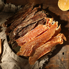 Pet Dog Pure Chicken and Duck Meat Snack Thin Slices No Additives Dog Food Companion Chewing Meat Dry Strips Food Snacks Wholesale