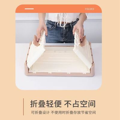 全新塑料折叠式收纳箱家用书本侧开门宿舍装书衣服车载储物箱