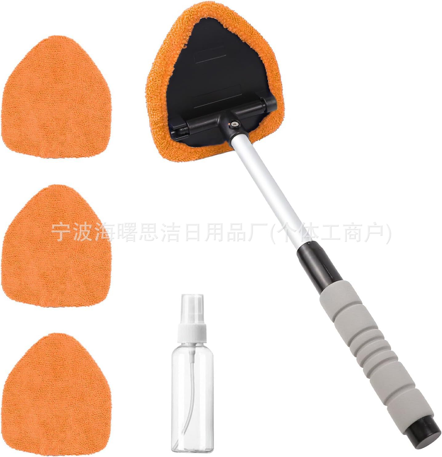Qìchē – Car cleaning tools vent cleaning - 1-set-b-style-sponge-plastic-parts-4-orange-cloth-covers-1-bottle