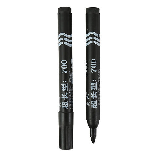 Wholesale Oil-based Markers 700 Big Head Pens Logistics Express Note Markers Black Manufacturer Direct Sales