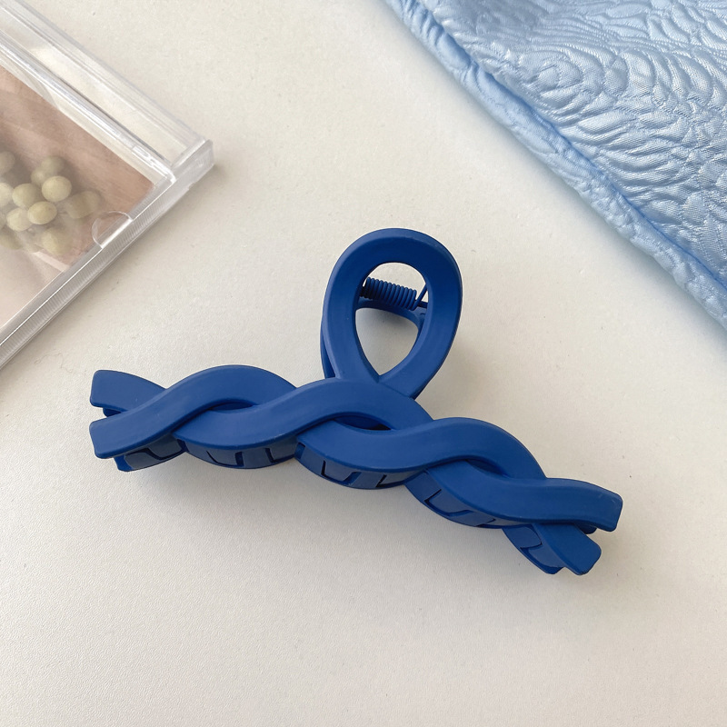 Clip de garra grande Placa de horquilla de acrílico horquilla hembra elegante temperamento tiburón clip tocado clip de Cabeza trasera horquilla