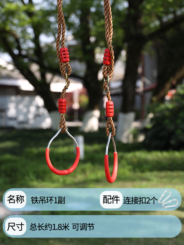 juguetes al aire libre colgantes colgantes escaleras de escalada de cuerda colgantes escaleras de cuerda colgantes equipos de entrenamiento físico de jardín de infantes para niños