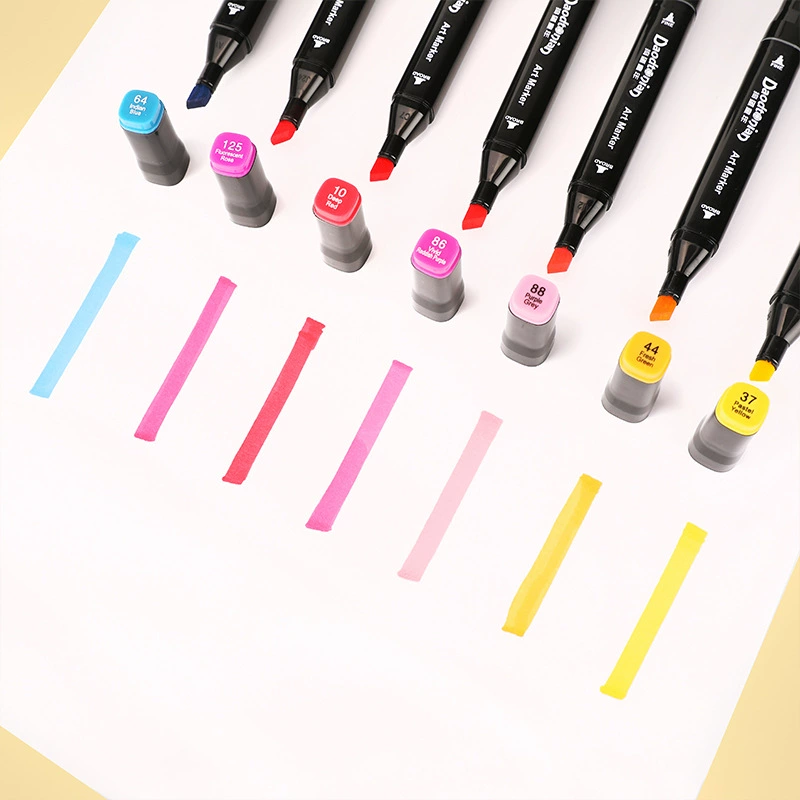 Двусторонний маркер, масло, акварель, детские цветные карандаши, творческий набор