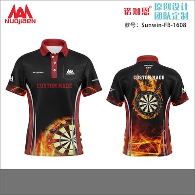 飞镖服飞盘服钓鱼服橄榄球服比赛服球衣队服班服定制Nuojiaen