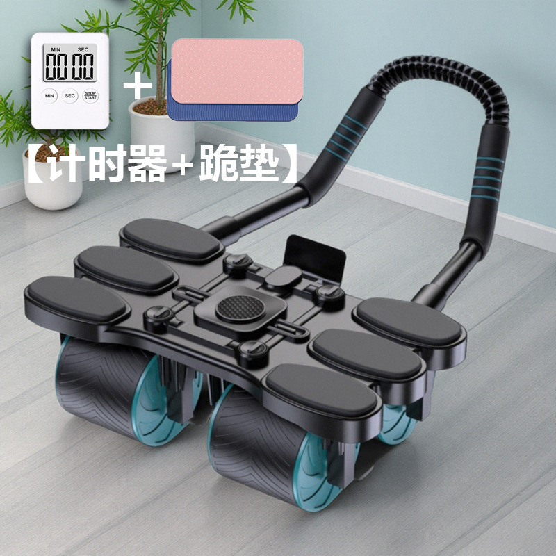 녹색 + 바퀴 4개와 팔꿈치 6개 + 무릎 패드 + 타이머