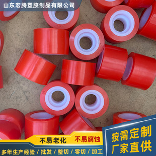 Nylon polyurethane caster electric forklift rubber wheel polyurethane rubber wheel rubber wheel PU Drive Universal caster