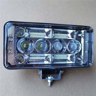 Lens led modified spotlight car truck equipped with super bright far and near beam waterproof universal strong light laser headlight