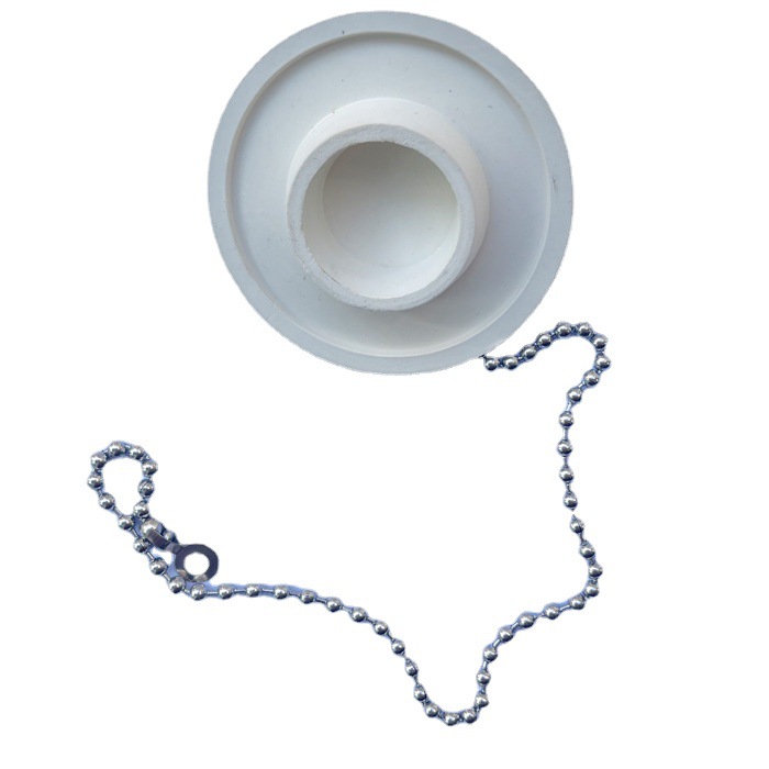 Tapón del fregadero con tapa del fregadero de la cadena del grano fregadero de la cocina tapón con fugas fregadero de la cesta de goma