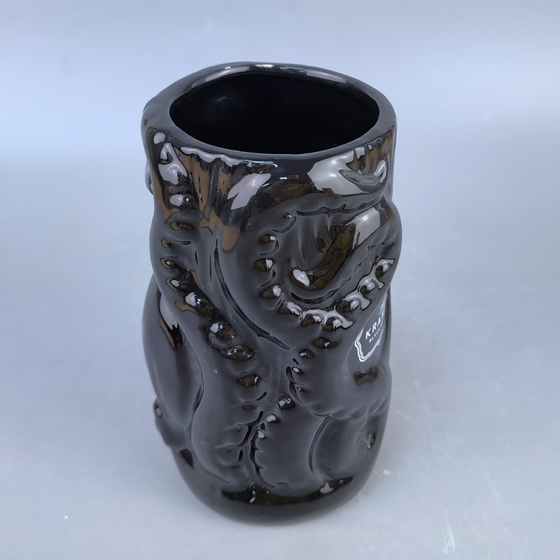 En stock bar pulpo TIKI Taza de cerámica personalizada taza de cóctel Hawaiano transfronterizo taza de bebida de moda