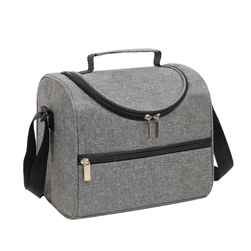 Bolsa de almuerzo de tela de Oxford de gran capacidad, bolsa de almuerzo, bolsa de almuerzo, bolsa de almuerzo, bolsa de helado para picnic al aire libre