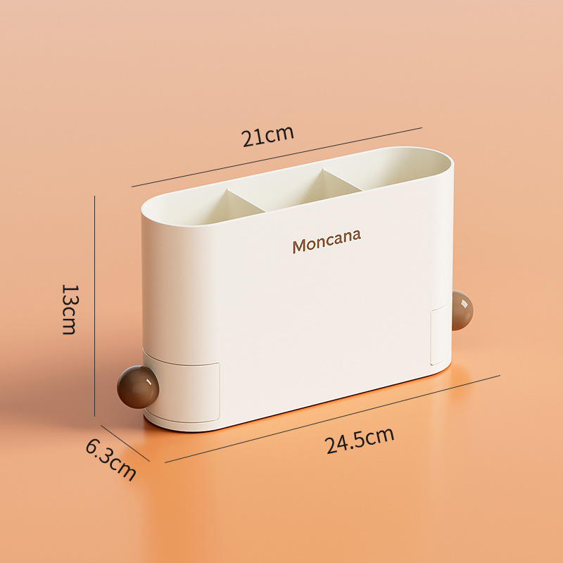 El escritorio de la Oficina del bolígrafo contiene cajas, estantes de papelería multifuncionales para estudiantes, estantes creativos de bolígrafos de gran capacidad.