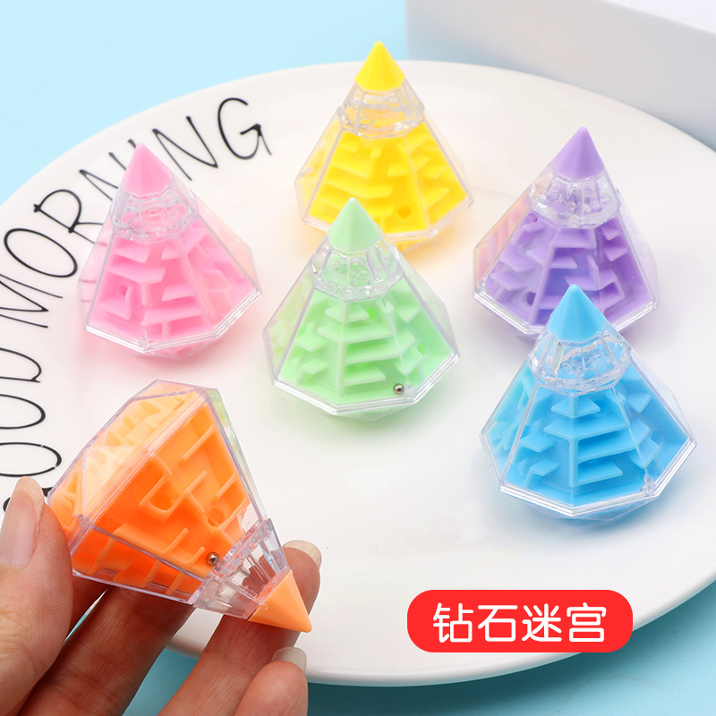 Laberinto de diamante 720° para niños, juguete de inteligencia y desafío