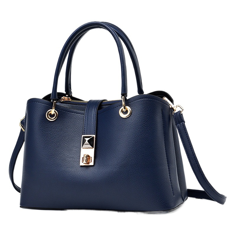 Bolso de mano moderno y elegante para mujeres de mediana edad, 2025, bolso tote simple de gran capacidad para el hombro y bandolera.