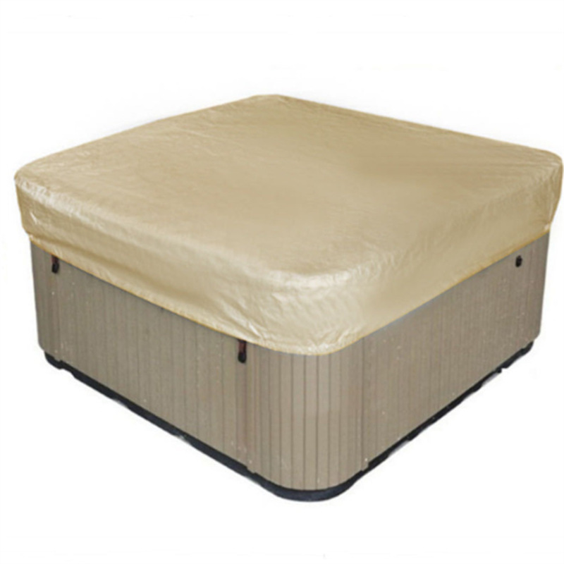 Cubierta para bañera de tela Oxford para exteriores, cubierta antipolvo para piscina o bañera de patio, cubierta doméstica anticaídas de hojas, impermeable y duradera
