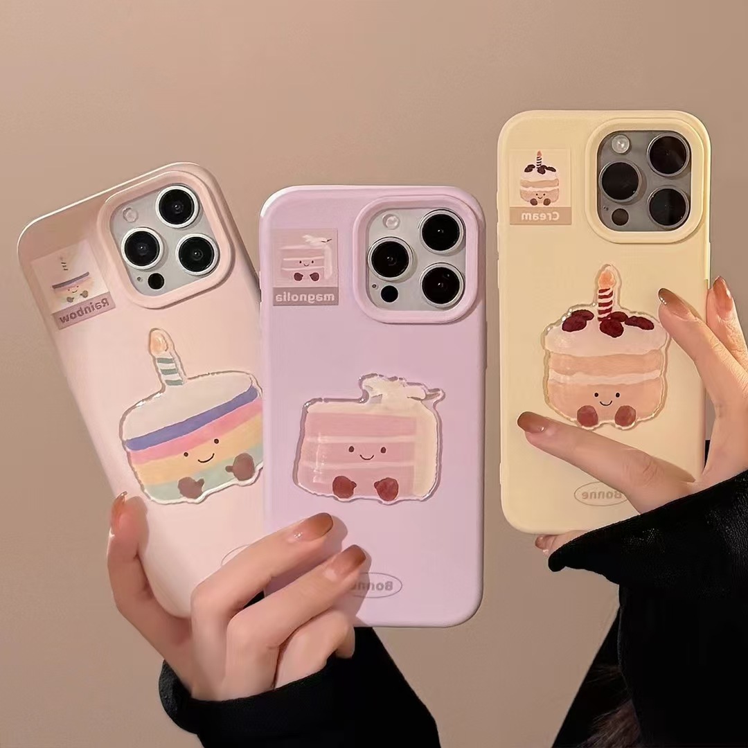 Ins lindo pastel de parche para iphone16ProMax funda para teléfono 13 Apple 15/14PM pareja 16 suave