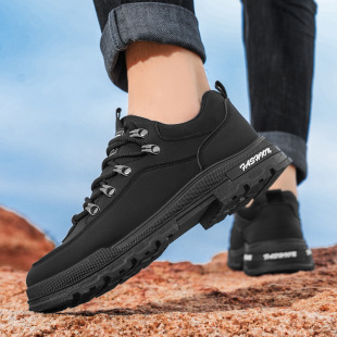 Men's Shoes 2025 Spring & Fall New Outdoor Mountaineering Trendyy Work Boots Versatile Fashionable Sports Running Boots Trendyy Shoes