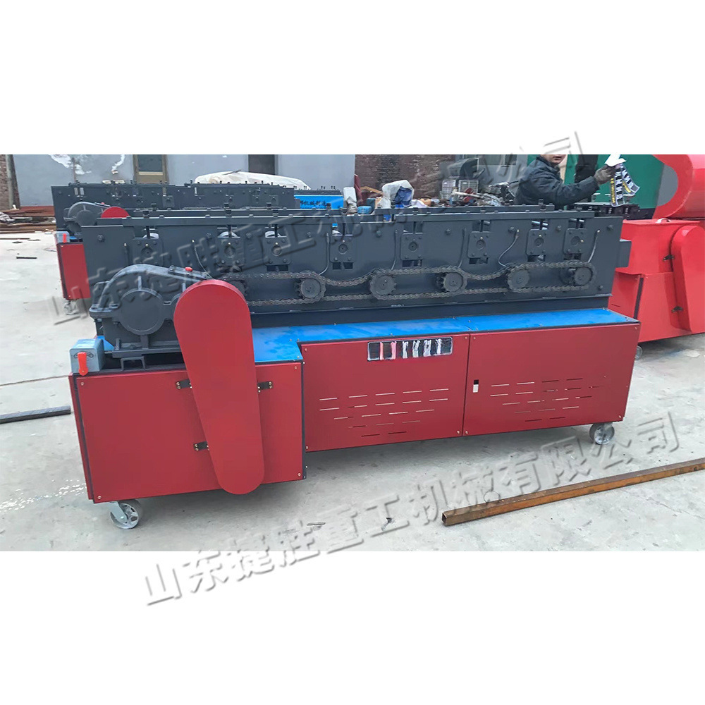 enderezador de andamios de construcción enderezador de tubería de acero horizontal automático enderezador de tubería de acero plano de ángulo