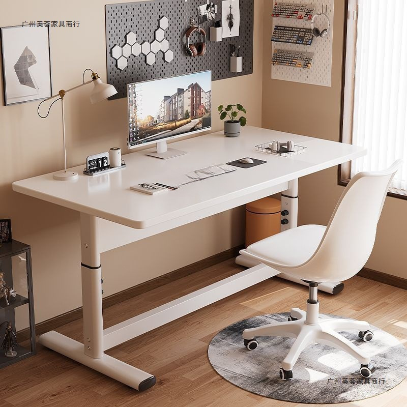 Z%Bekent Adjustable Table Hand-Operated Adjustable Table Computer Table Study Table Desk Home Desktop Writing Table Computer Table