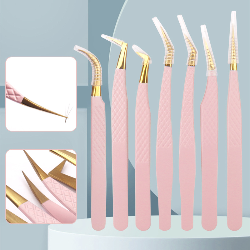 Wholesale grafting eyelash tweezers ligh...