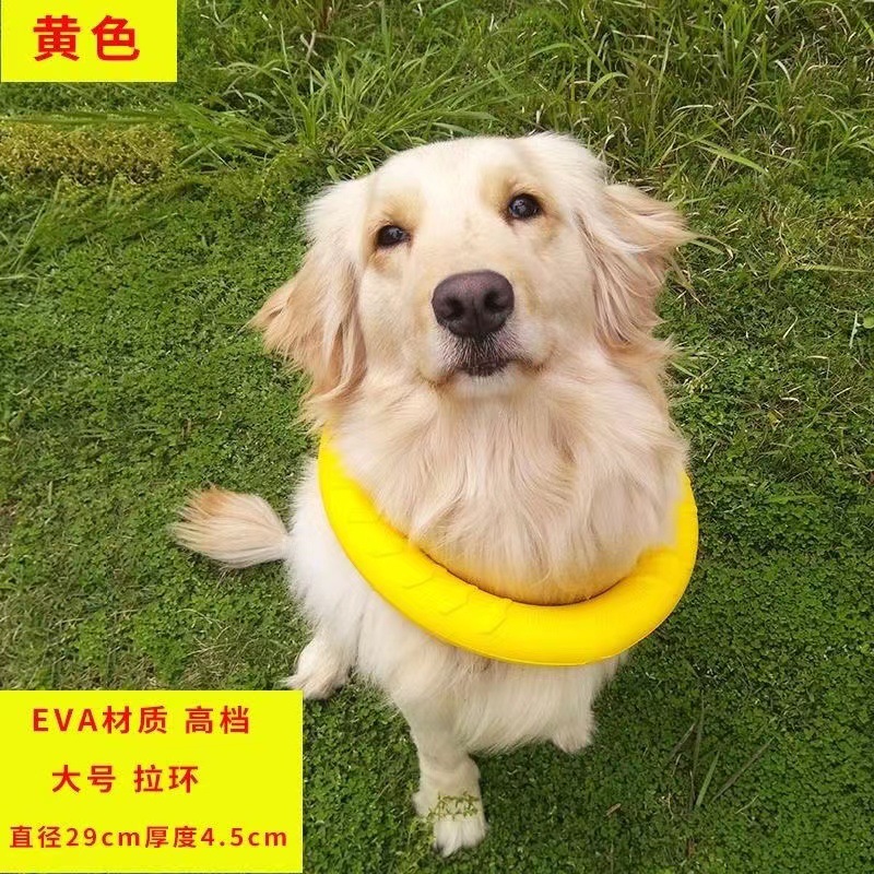 애완견 대화 형 개 훈련 제품 대형 개 어금니 물림 방지 플로팅 타입 풀 링 프리스비 볼 볼 감압 장난감
