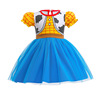Summer small princess costume, girl's skirt, dress, “Frozen”