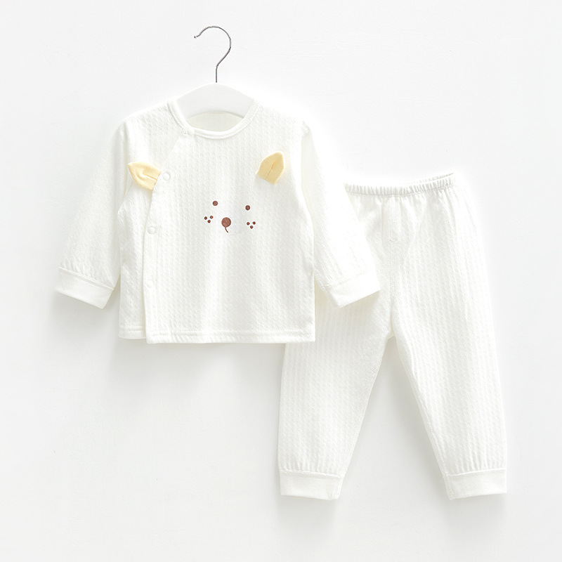 Ropa y pantalones de otoño para bebés, conjuntos separados de primavera y otoño para recién nacidos, conjunto de ropa interior de algodón fino para niñas y niños, ropa infantil, algodón puro.