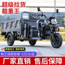 新款电动三轮车拉货载重王大货箱货车快递农用摆摊电瓶车国标上牌