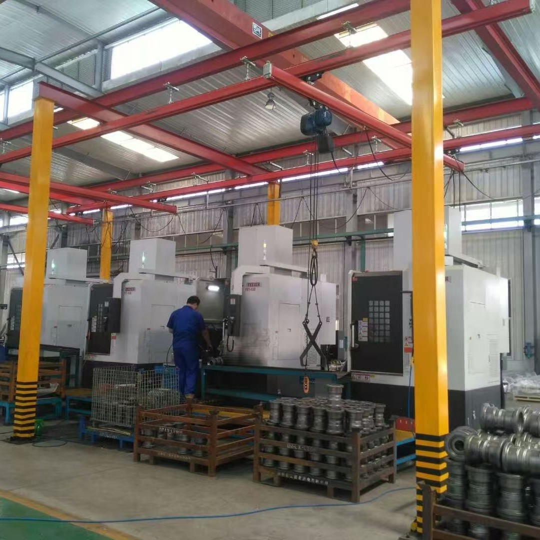 Humanoid robot auxiliary training track KBK lightweight crane aluminum rail