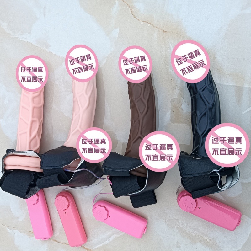 Pantalones de cuero usable pene usable raíz de los hombres y las mujeres compartieron el pene Lala sexo suministros para adultos les Appliance factory