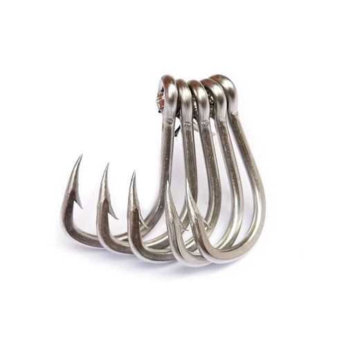 Wuji deep-sea iron plate hook, sea fishing hook, golden gun big hook, closed welding grouper, gentian fishing hook