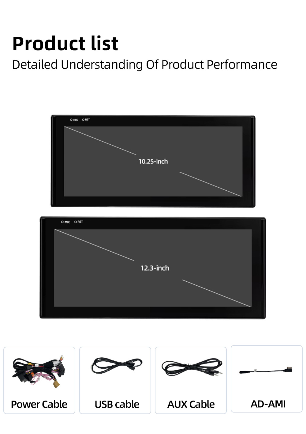 Large screen central control car navigation system compatible with Audi Q5L FY 2018-2021, Android wireless Carplay