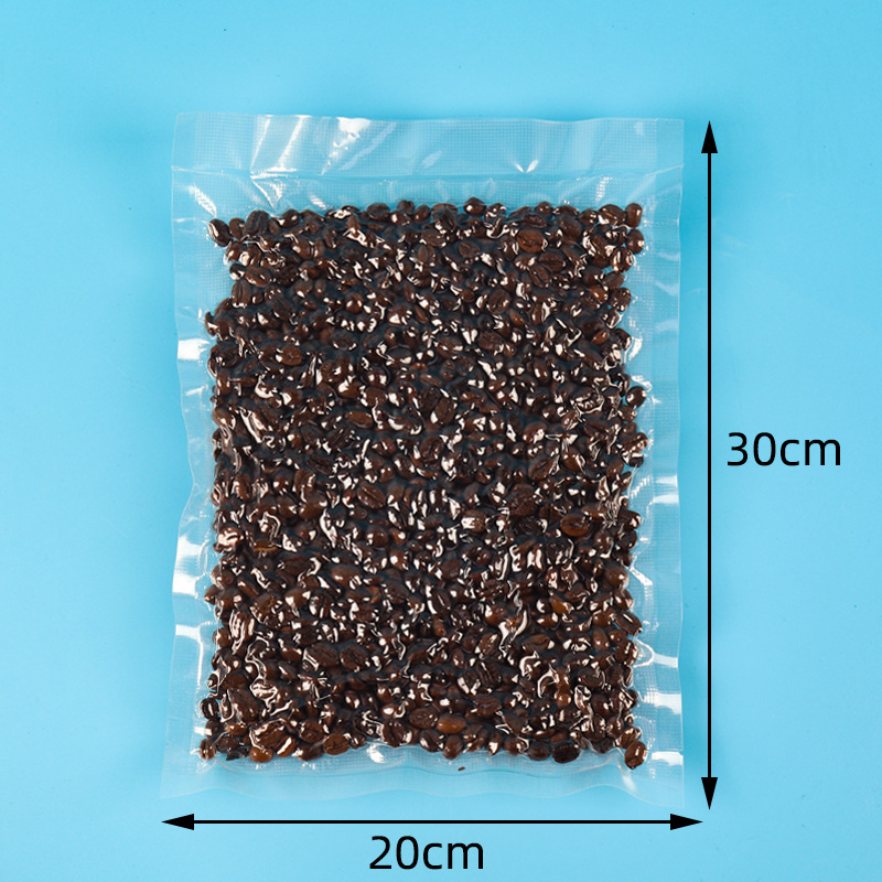 Estriado vacío bolsa de alimentos frescos empaque plástico sellado bolsa de compresión malla lisa bolsa de vacío de bombeo doméstico boca de sellado image 17