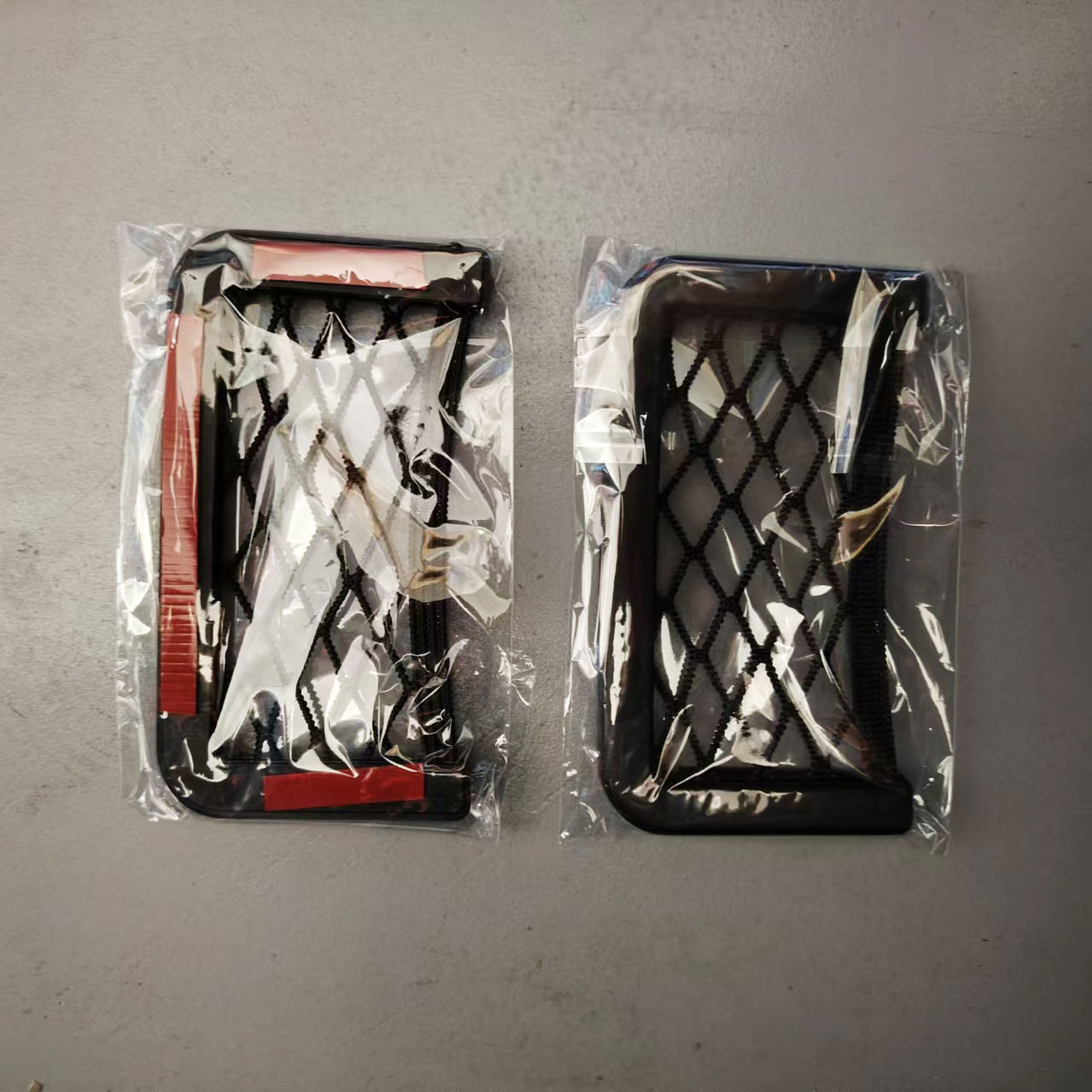 Red de almacenamiento de teléfono móvil de coche de bolsillo de almacenamiento de coche suministros de coche bolsa de almacenamiento de coche rejilla de almacenamiento universal para todos los modelos