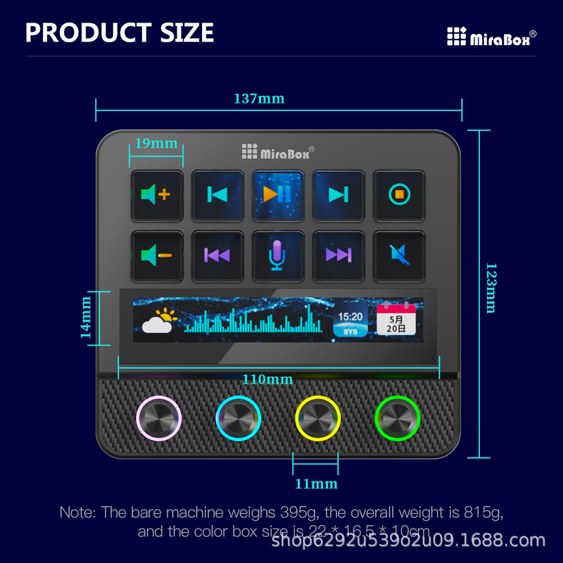 Elgato Stream Deck Mk.2 Replacement 15-Key Lcd Live Streaming Control Console with Programmable Macro Keys Elgato Stream Deck Mk.2 Replacement 15-Key Lcd Live Streaming Control Console with Programmable Macro Keys