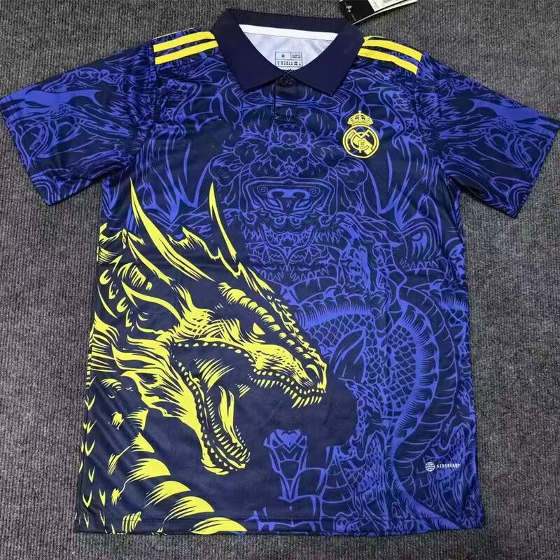 热门皇马25 26特别版球队比赛服足球球迷服透气速干运动套装|undefined