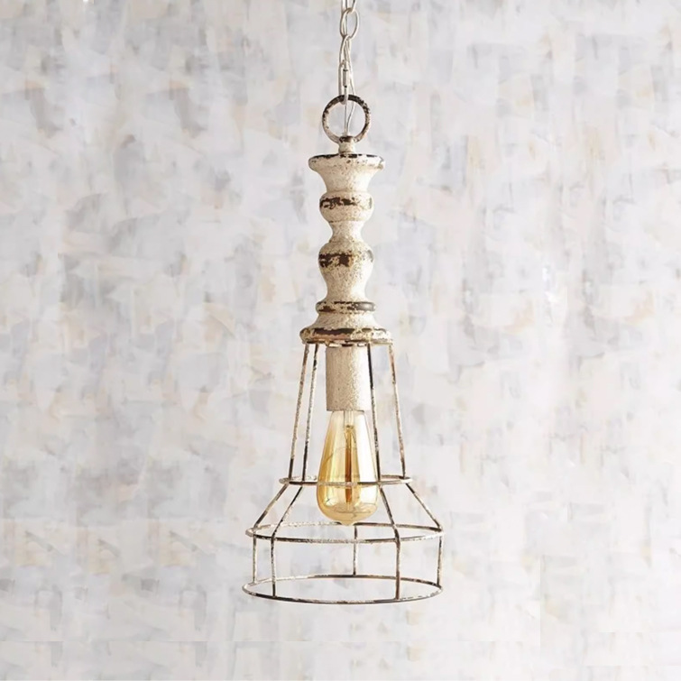 French Retro Small Chandelier Antique Distinctive Creative Bedside Corridor Hallway Balcony Designer Soft-fitting Lamps
