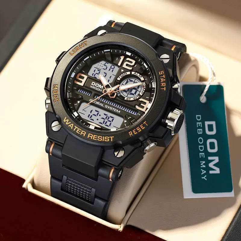 DOM Universal bracelet, fashionable men's watch, waterproof dial, for teenagers