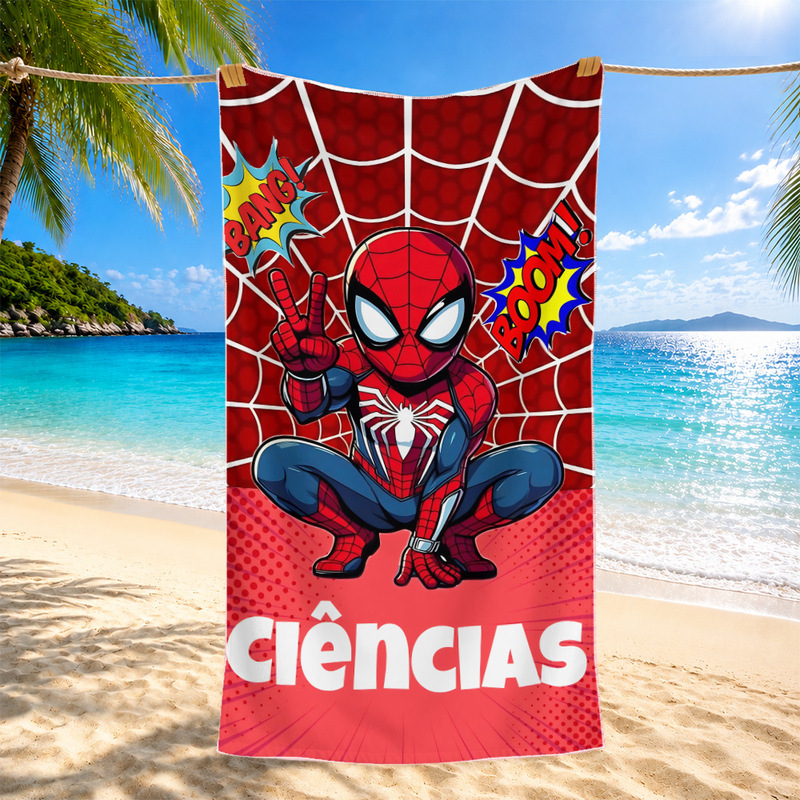 Temu Cross-Border Superhero Spider-Man Kidsren's Bath Towel Microfiber Seaside Spider Man Large Beach Towel Temu Cross-Border Superhero Spider-Man Kidsren's Bath Towel Microfiber Seaside Spider Man Large Beach Towel