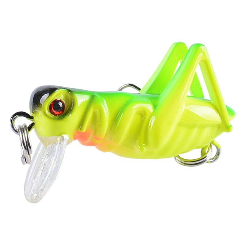 Luya cebo 5 colores Comercio exterior al por mayor Mino cebo imitación cebo saltamontes 4cm/3G insecto cebo falso cebo artificial