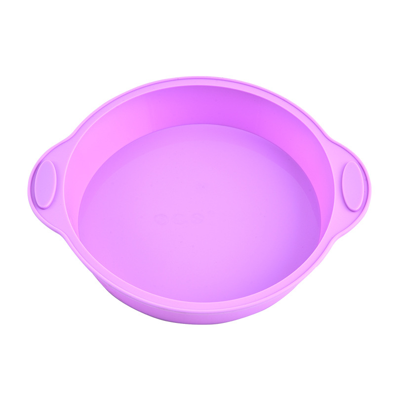 둥근 귀걸이 케이크 틀(보라색)
