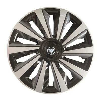 MP-X wheel hub cover, wheel — Hub cover - storm-silver-gray-black-15inch-enhanced-10-card