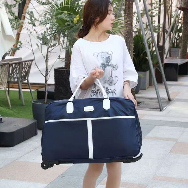 Capacious suitcase