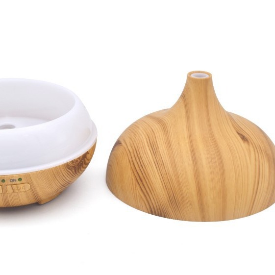 5V luz colorida cable USB pequeña cebolla grano de madera humidificador ultrasónico 150ML aceite esencial mini máquina de aromaterapia atomizador