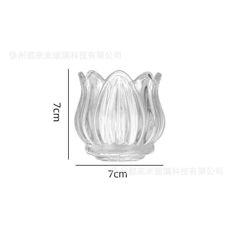 Tulipan taza de vela taza de té vela