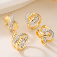 �Ĺ� ŷ��ʱ������˫ɫ������ʯ���ο��ڽ�ָŮINSС�ڸ߼�ָ��