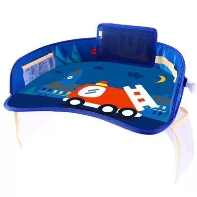 Car Baby Seat Tray, Car table board - dinner-plate-fire-truck